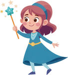 孩子玩具角色扮演免抠图