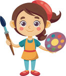 孩子玩具角色扮演免抠图