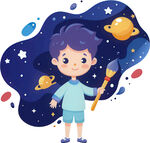 孩子玩具角色扮演免抠图