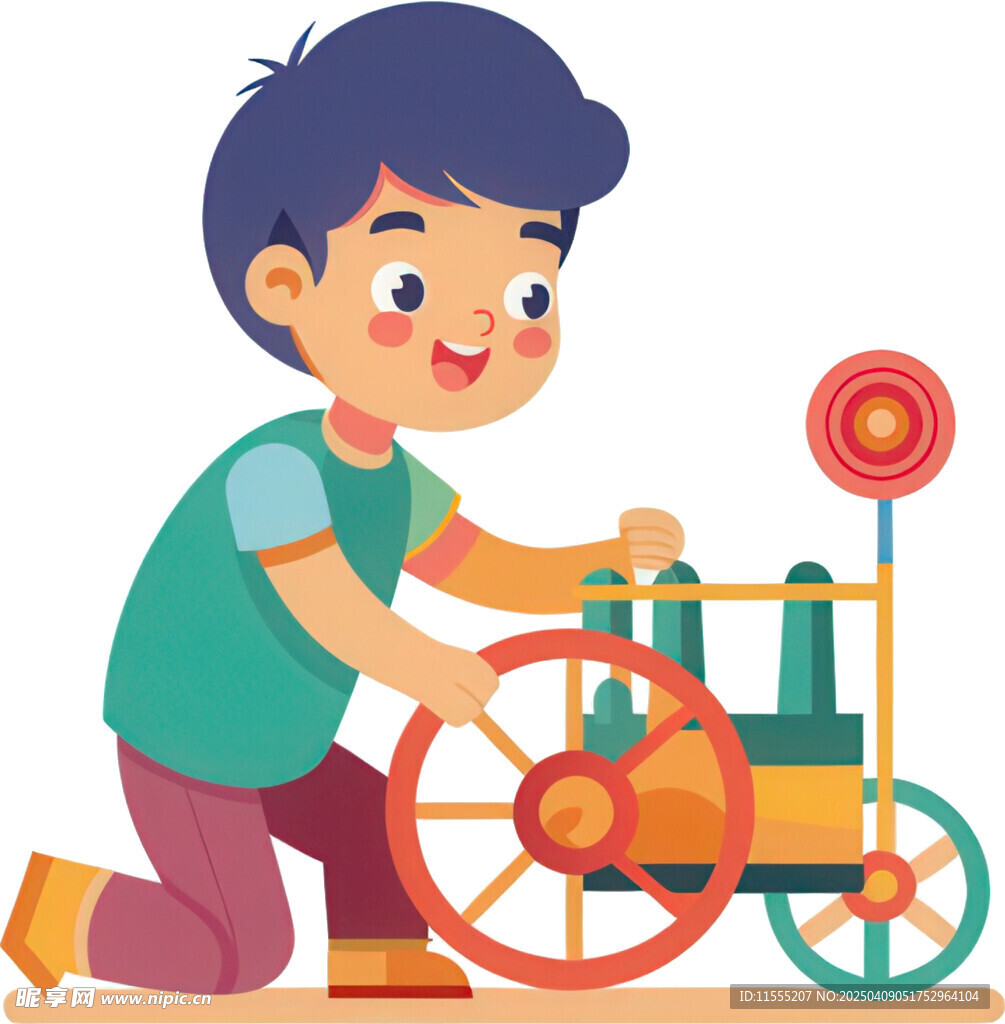 孩子玩具角色扮演免抠图
