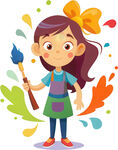 孩子玩具角色扮演免抠图