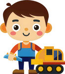 孩子玩具角色扮演免抠图