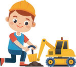 孩子玩具角色扮演免抠图