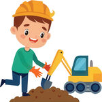 孩子玩具角色扮演免抠图