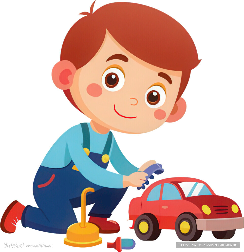 孩子玩具角色扮演免抠图