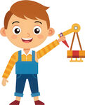 孩子玩具角色扮演免抠图