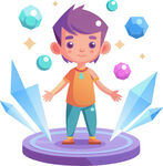 孩子玩具角色扮演免抠图