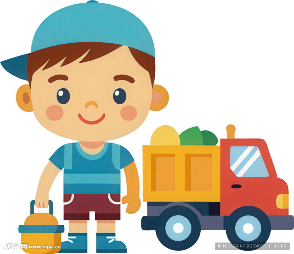 孩子玩具角色扮演免抠图