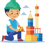 孩子玩具角色扮演免抠图