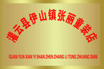 铜牌改字