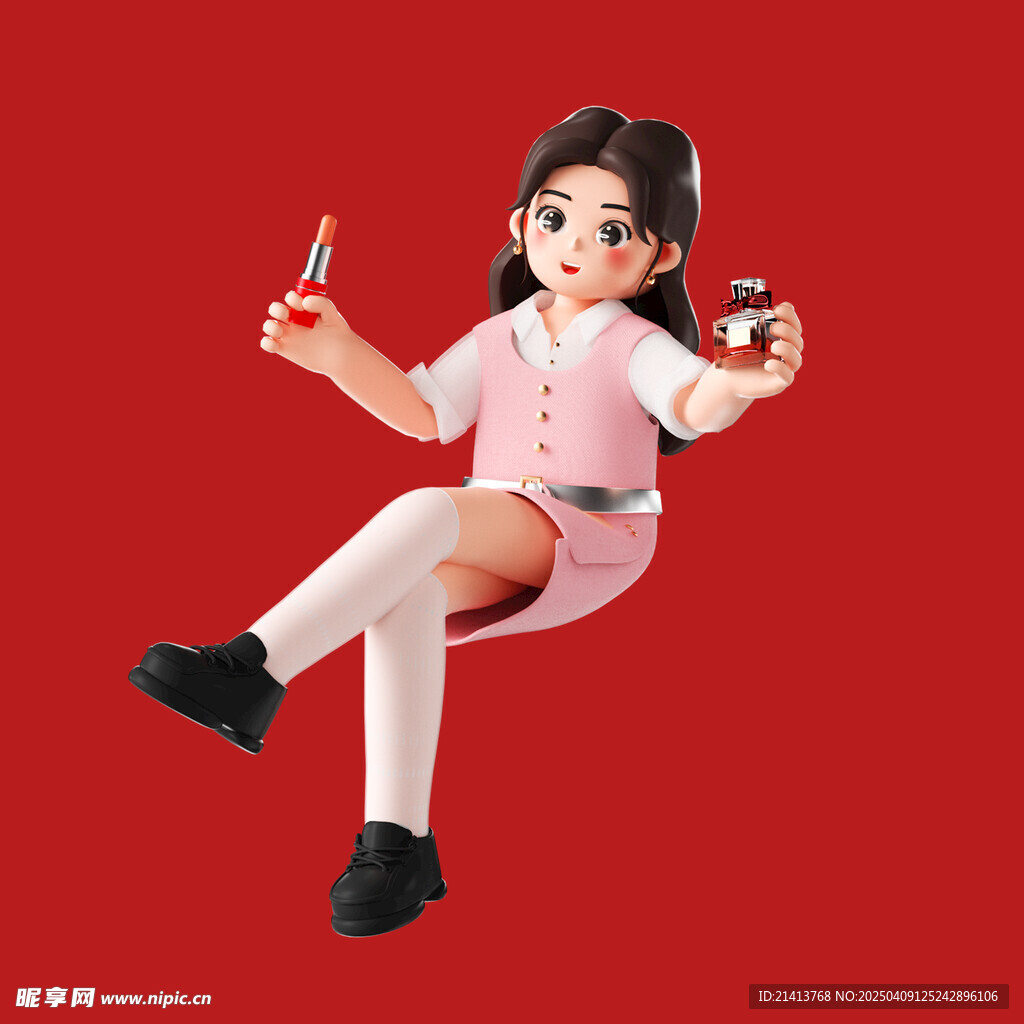 插画女孩女人