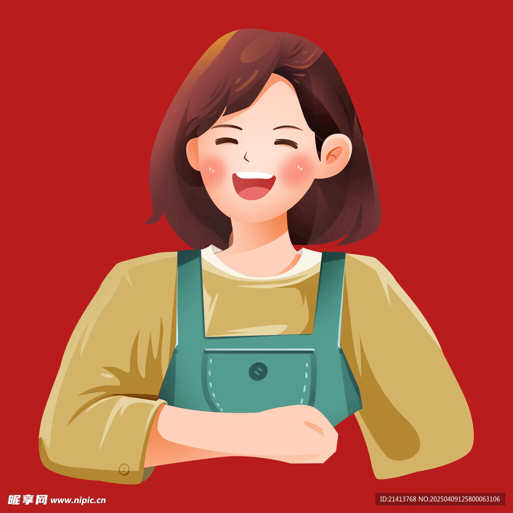 插画女孩女人
