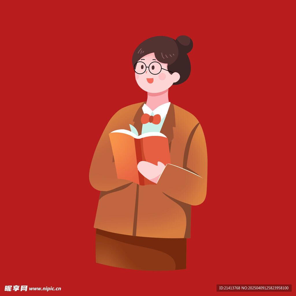 插画女孩女人