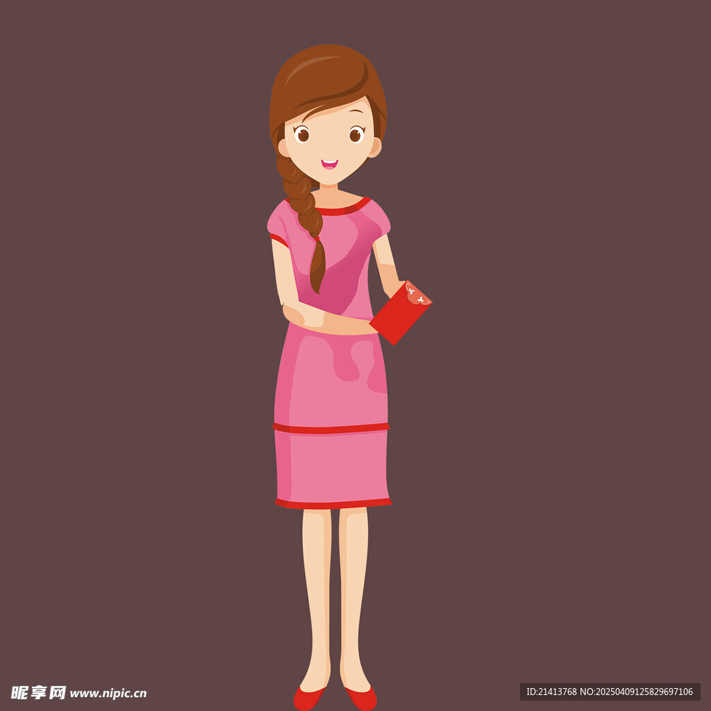 插画女孩女人