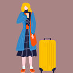 插画女孩女人