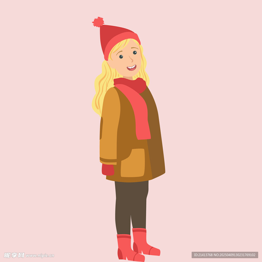 插画女孩女人