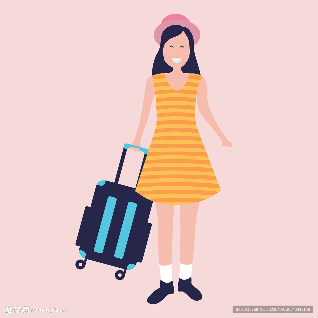 插画女孩女人