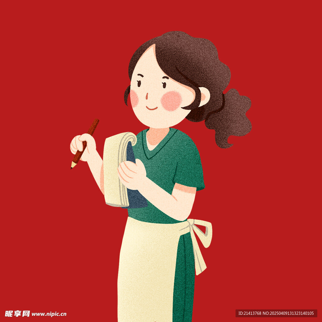插画女孩女人