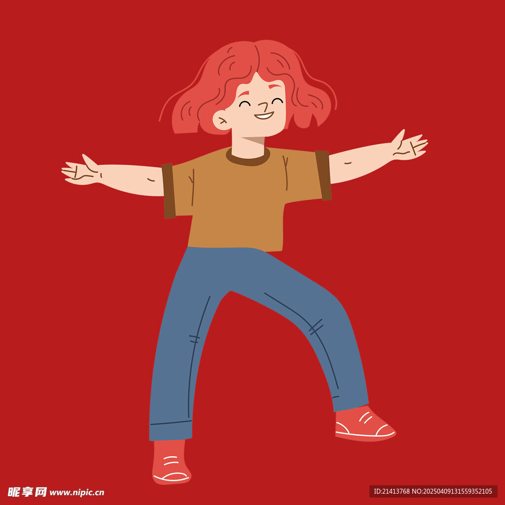 插画女孩女人