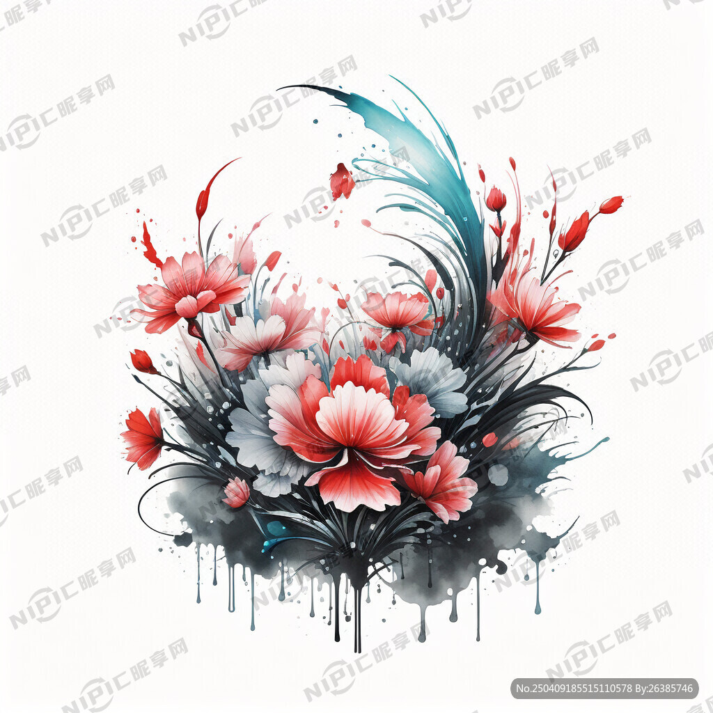 标题名诗露花语 诗集封面