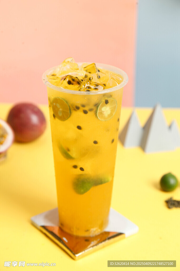 百香果柠檬茶