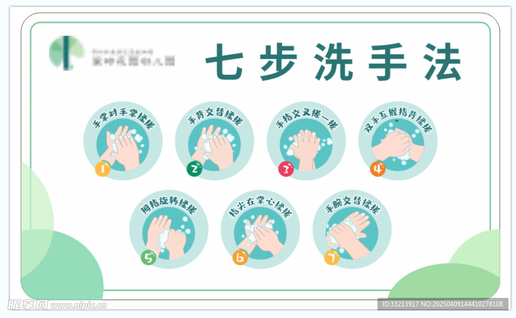 七步洗手法