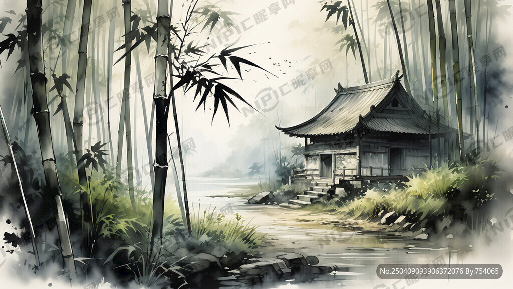 诗集封面用途 水彩画 颜色淡雅