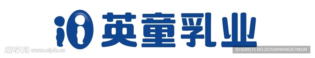 英童乳业logo