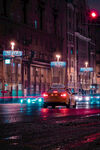 夜晚出租车