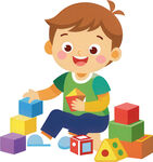孩子玩具角色扮演免抠图