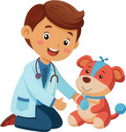 孩子玩具角色扮演免抠图 