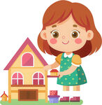孩子玩具角色扮演免抠图 
