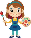 孩子玩具角色扮演免抠图 