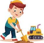 孩子玩具角色扮演免抠图 