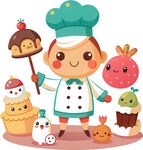 孩子玩具角色扮演免抠图 
