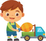孩子玩具角色扮演免抠图 