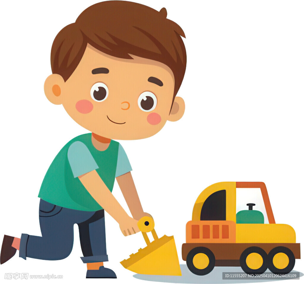 孩子玩具角色扮演免抠图 