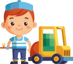 孩子玩具角色扮演免抠图 