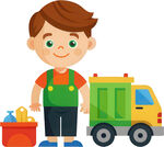 孩子玩具角色扮演免抠图 