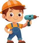 孩子玩具角色扮演免抠图 