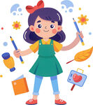 孩子玩具角色扮演免抠图 