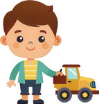 孩子玩具角色扮演免抠图 
