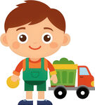 孩子玩具角色扮演免抠图 