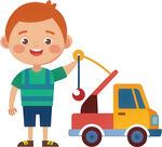 孩子玩具角色扮演免抠图