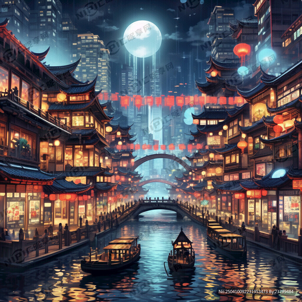 秦淮夜景