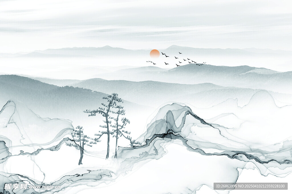 水墨画