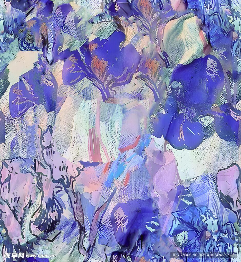 抽象花