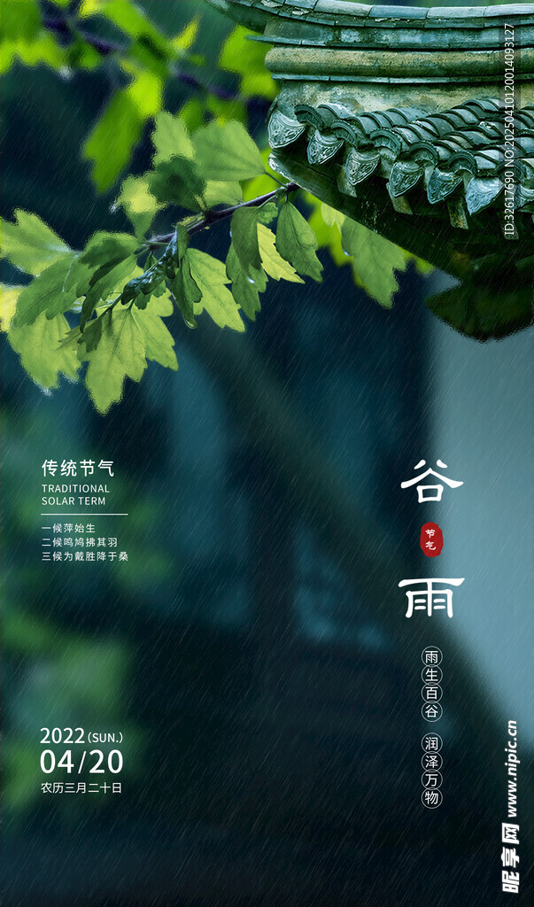 谷雨海报