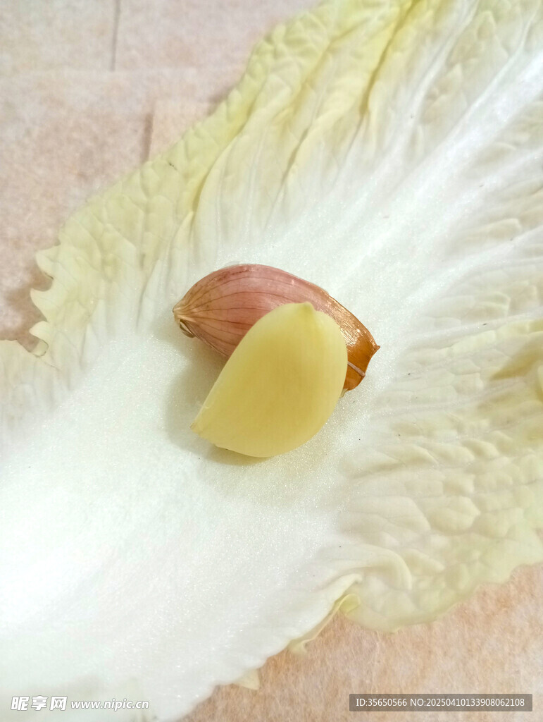 食材蒜瓣摄影