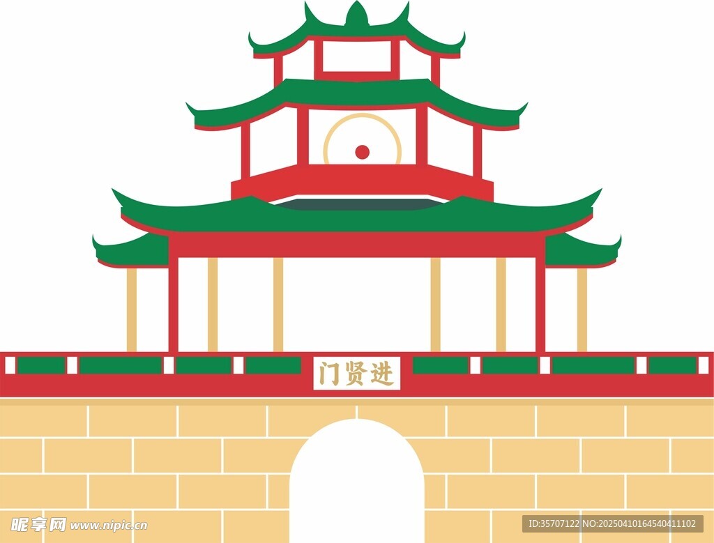 揭阳地标建筑进贤门